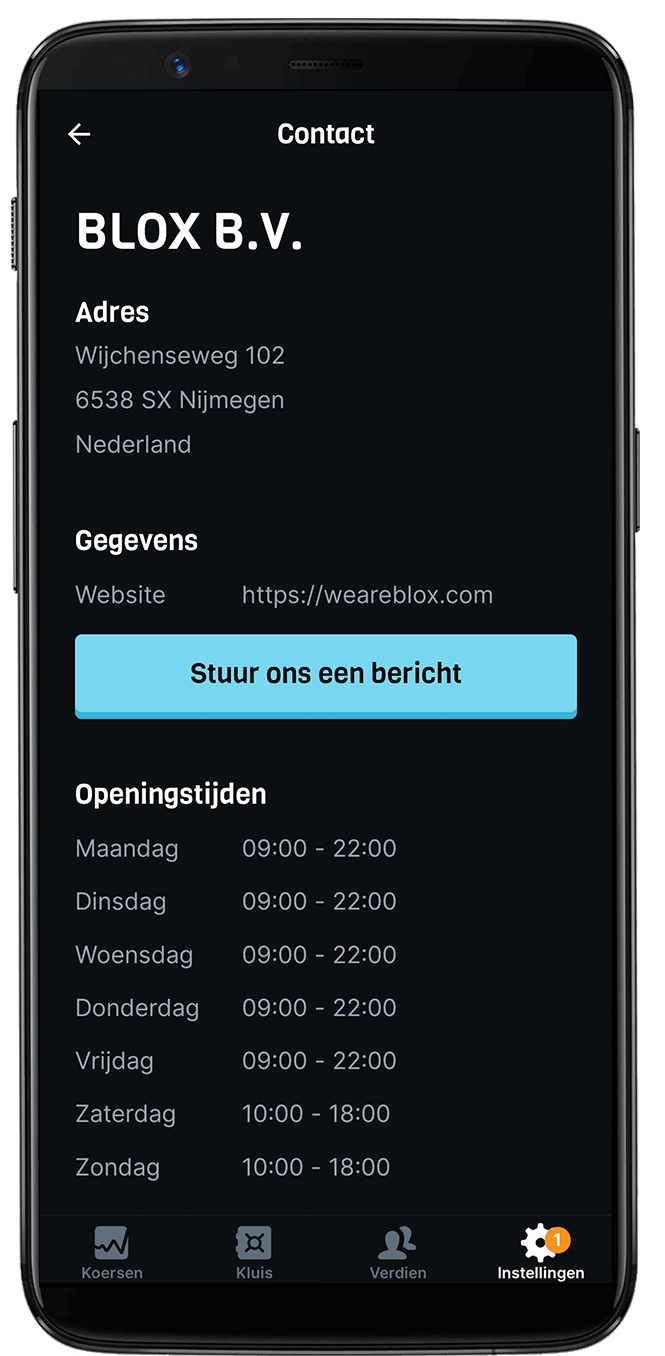BLOX app contact