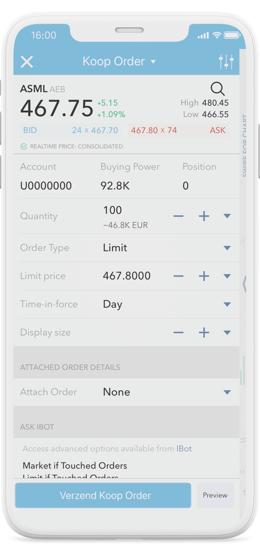 LYNX app - orders