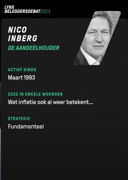 Nico Inberg introductie - LYNX Beleggersdebat