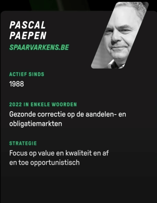 Pascal Paepen introductie - LYNX beleggersdebat